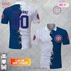 Personalized MLB Boston Red Sox Mix Jersey Style Polo Shirt