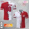 Personalized MLB Cincinnati Reds Mix Jersey Style Polo Shirt
