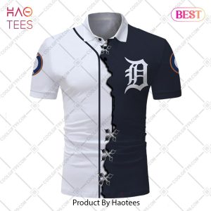 Personalized MLB Detroit Tigers Mix Jersey Style Polo Shirt