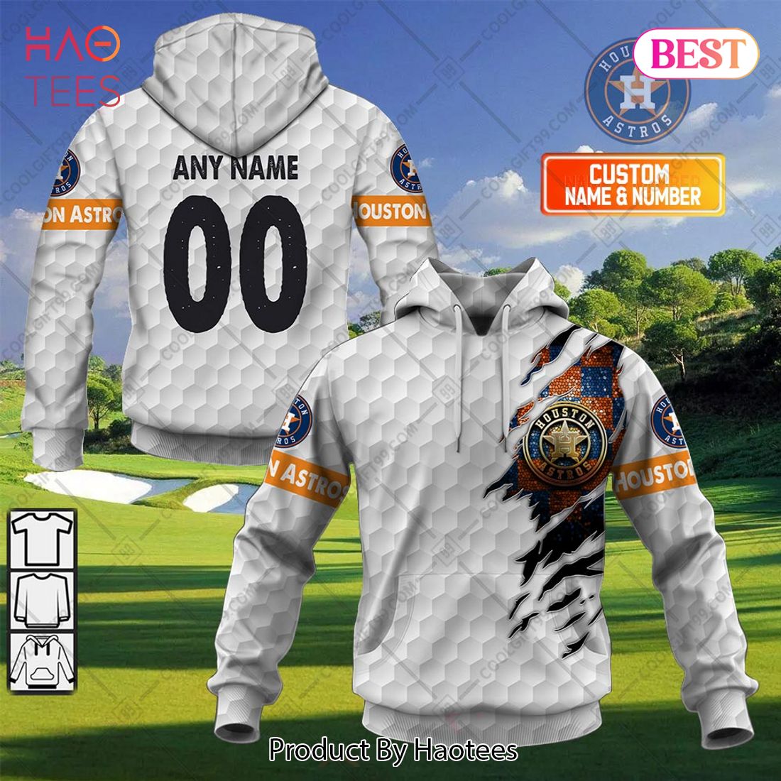 Personalized MLB Houston Astros X Golf Hoodie, T-Shirt, Zip Hoodie, Sweatshirt