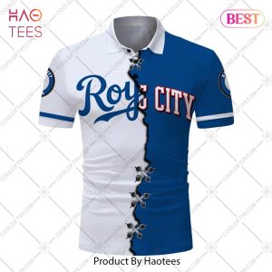 Personalized MLB Kansas City Royals Mix Jersey Style Polo Shirt