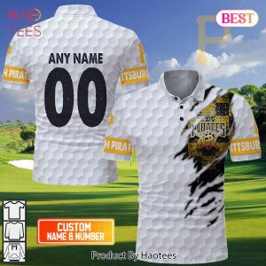 Personalized MLB Pittsburgh Pirates Mix Golf Style Polo Shirt