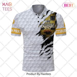 Personalized MLB Pittsburgh Pirates Mix Golf Style Polo Shirt
