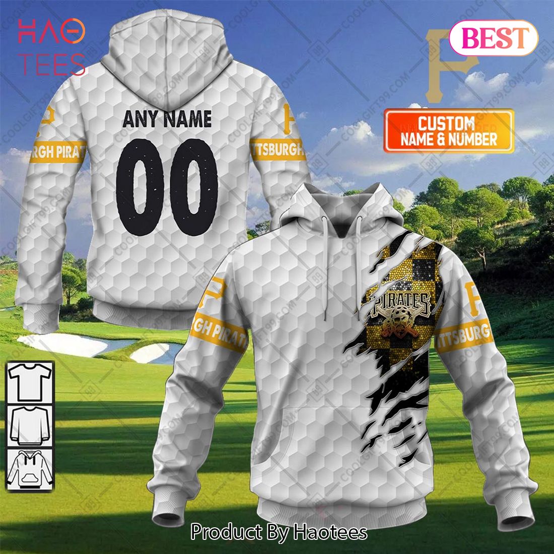 Personalized MLB Pittsburgh Pirates X Golf Hoodie, T-Shirt, Zip Hoodie, Sweatshirt