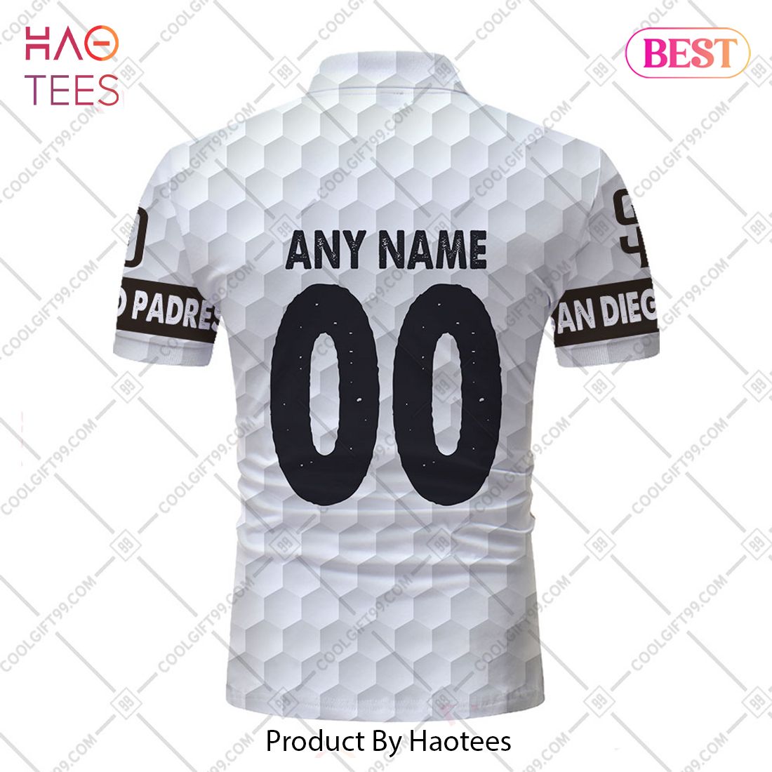 Personalized MLB San Diego Padres Mix Golf Style Polo Shirt Personalized MLB San Diego Padres Mix Golf Style Polo Shirt