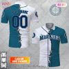 Personalized MLB Seattle Mariners Mix Jersey Style Polo Shirt