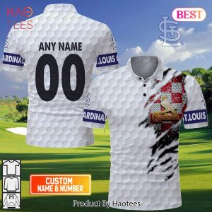 Personalized MLB St. Louis Cardinals Mix Golf Style Polo Shirt