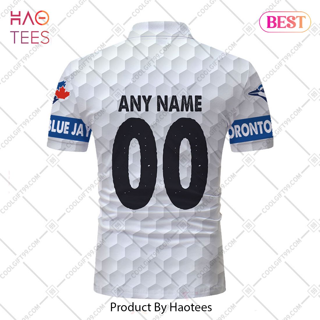 Personalized MLB Toronto Blue Jays Mix Golf Style Polo Shirt Personalized MLB Toronto Blue Jays Mix Golf Style Polo Shirt