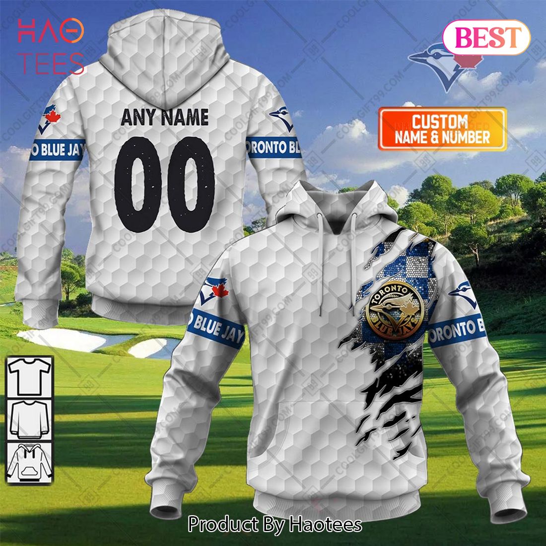 Personalized MLB Toronto Blue Jays X Golf Hoodie, T-Shirt, Zip Hoodie, Sweatshirt