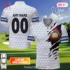 Personalized MLB Toronto Blue Jays Mix Jersey Style Polo Shirt
