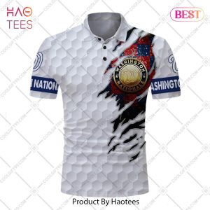 Personalized MLB Washington Nationals Mix Golf Style Polo Shirt