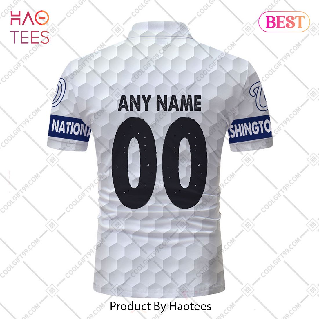 Personalized MLB Washington Nationals Mix Golf Style Polo Shirt Personalized MLB Washington Nationals Mix Golf Style Polo Shirt
