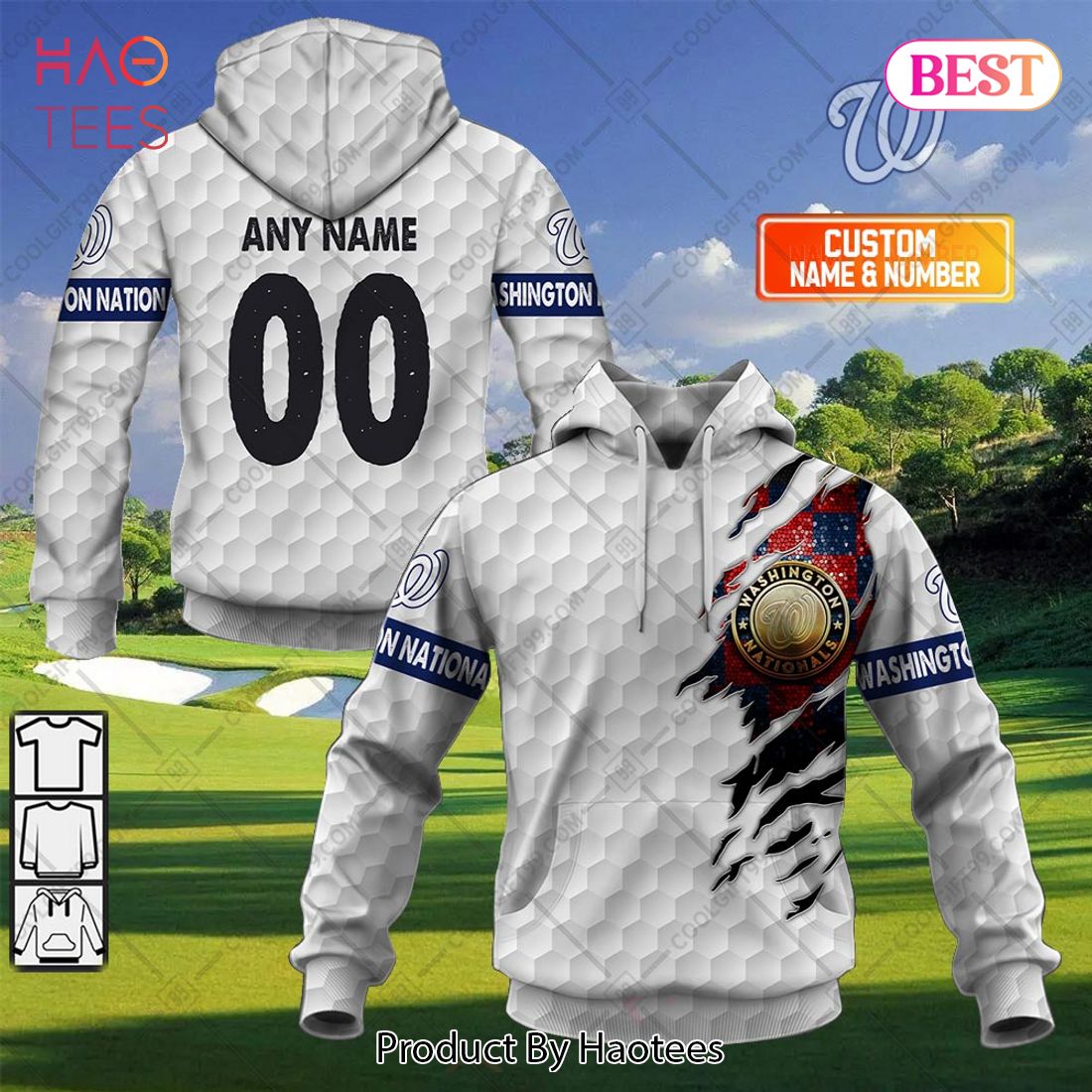 Personalized MLB Washington Nationals X Golf Hoodie, T-Shirt, Zip Hoodie, Sweatshirt