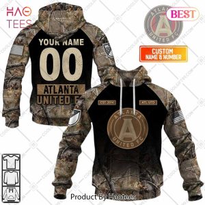 Personalized MLS Atlanta United Camouflage Hoodie, T-Shirt, Zip Hoodie, Sweatshirt