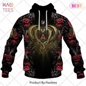 Personalized MLS Atlanta United Roses Dragon Couple Hoodie, T-Shirt, Zip Hoodie, Sweatshirt