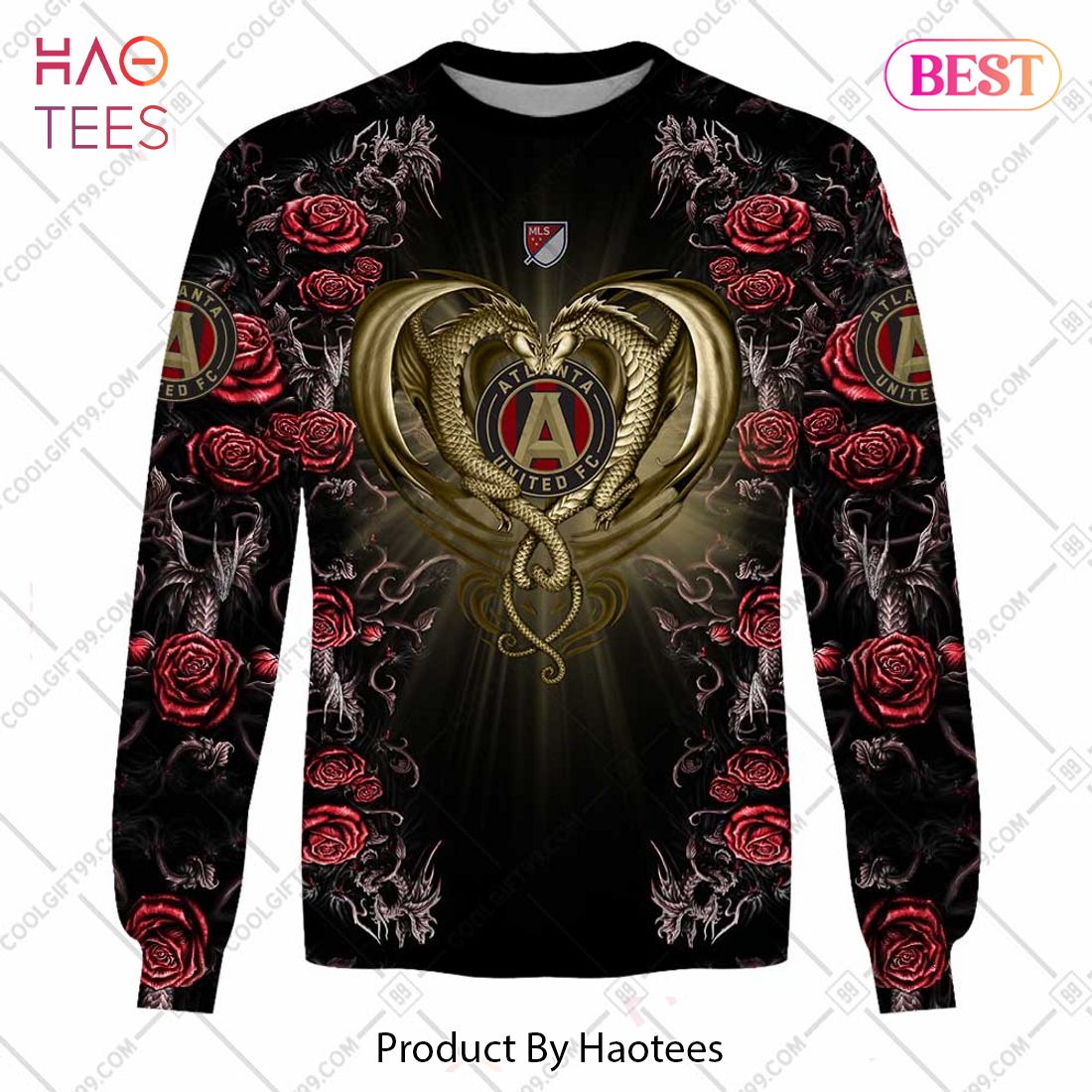 Personalized MLS Atlanta United Roses Dragon Couple Hoodie, T-Shirt, Zip Hoodie, Sweatshirt Personalized MLS Atlanta United Roses Dragon Couple Hoodie, T-Shirt, Zip Hoodie, Sweatshirt