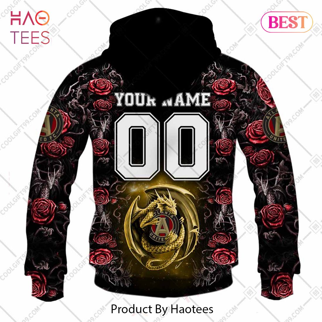 Personalized MLS Atlanta United Roses Dragon Couple Hoodie, T-Shirt, Zip Hoodie, Sweatshirt Personalized MLS Atlanta United Roses Dragon Couple Hoodie, T-Shirt, Zip Hoodie, Sweatshirt
