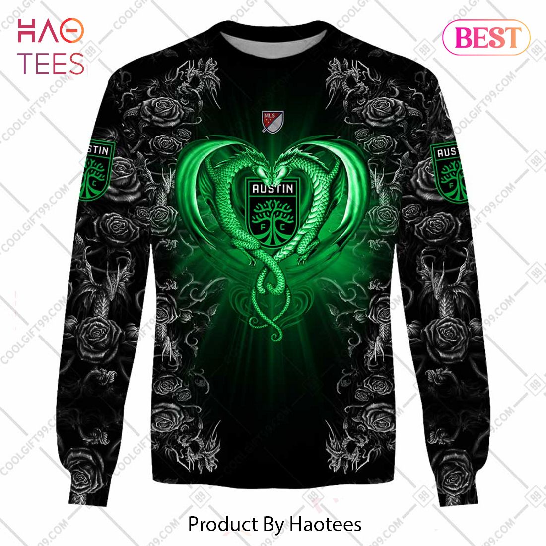 Personalized MLS Austin FC Roses Dragon Couple Hoodie, T-Shirt, Zip Hoodie, Sweatshirt Personalized MLS Austin FC Roses Dragon Couple Hoodie, T-Shirt, Zip Hoodie, Sweatshirt
