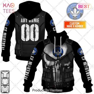 Personalized MLS CF Montreal Punisher Design Hoodie, T-Shirt, Zip Hoodie, Sweatshirt