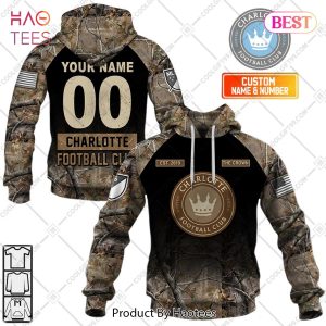 Personalized MLS Charlotte FC Camouflage Hoodie, T-Shirt, Zip Hoodie, Sweatshirt