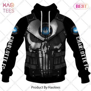Personalized MLS Charlotte FC Punisher Design Hoodie, T-Shirt, Zip Hoodie, Sweatshirt