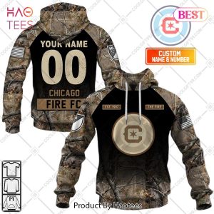 Personalized MLS Chicago Fire FC Camouflage Hoodie, T-Shirt, Zip Hoodie, Sweatshirt