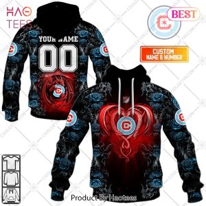 Personalized MLS Chicago Fire FC Roses Dragon Couple Hoodie, T-Shirt, Zip Hoodie, Sweatshirt