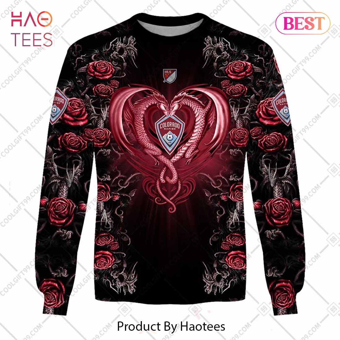 Personalized MLS Colorado Rapids Roses Dragon Couple Hoodie, T-Shirt, Zip Hoodie, Sweatshirt Personalized MLS Colorado Rapids Roses Dragon Couple Hoodie, T-Shirt, Zip Hoodie, Sweatshirt