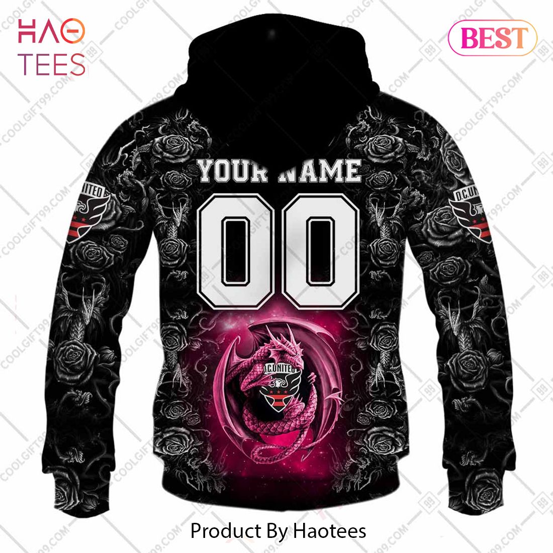 Personalized MLS D.C. United Roses Dragon Couple Hoodie, T-Shirt, Zip Hoodie, Sweatshirt Personalized MLS D.C. United Roses Dragon Couple Hoodie, T-Shirt, Zip Hoodie, Sweatshirt