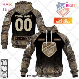 Personalized MLS FC Cincinnati Camouflage Hoodie, T-Shirt, Zip Hoodie, Sweatshirt