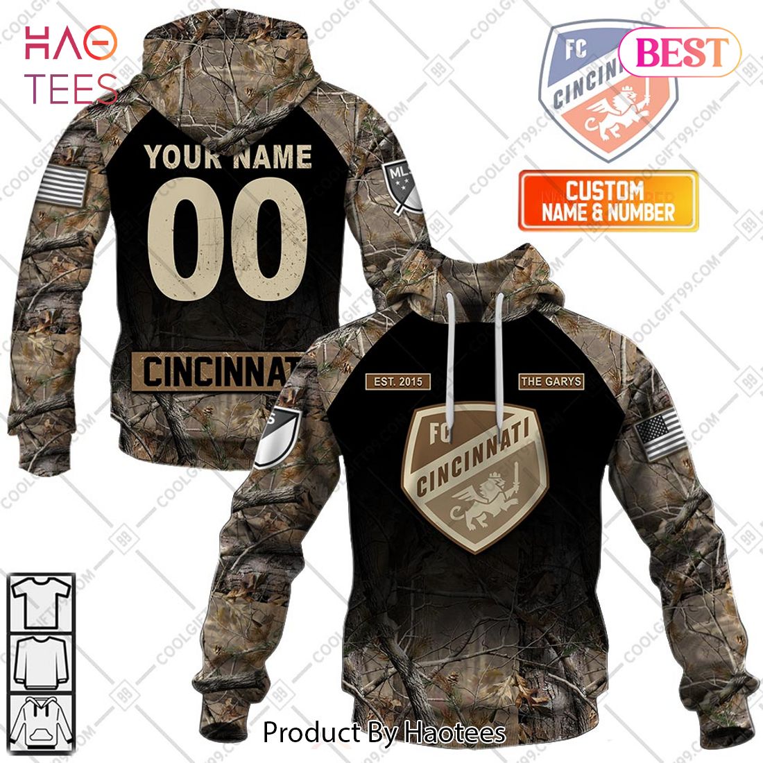 Personalized MLS FC Cincinnati Camouflage Hoodie, T-Shirt, Zip Hoodie, Sweatshirt