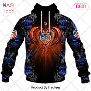 Personalized MLS FC Cincinnati Roses Dragon Couple Hoodie, T-Shirt, Zip Hoodie, Sweatshirt