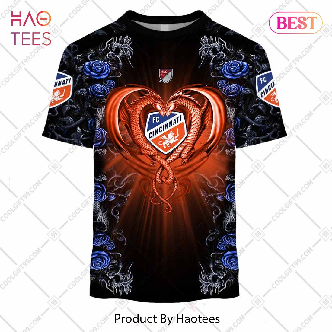 Personalized MLS FC Cincinnati Roses Dragon Couple Hoodie, T-Shirt, Zip Hoodie, Sweatshirt Personalized MLS FC Cincinnati Roses Dragon Couple Hoodie, T-Shirt, Zip Hoodie, Sweatshirt