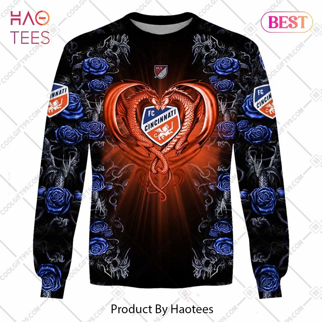 Personalized MLS FC Cincinnati Roses Dragon Couple Hoodie, T-Shirt, Zip Hoodie, Sweatshirt Personalized MLS FC Cincinnati Roses Dragon Couple Hoodie, T-Shirt, Zip Hoodie, Sweatshirt
