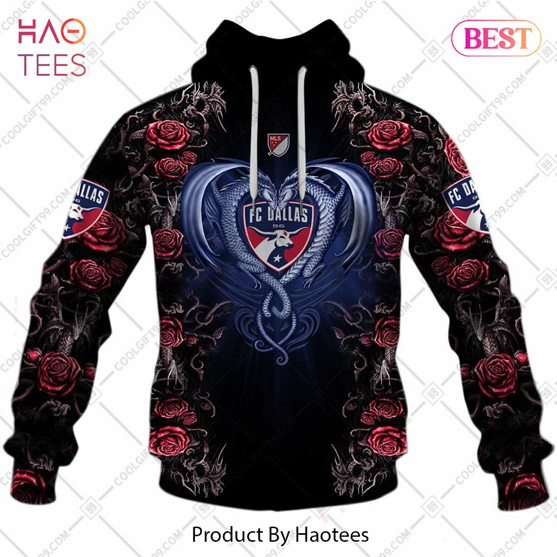 Personalized MLS FC Dallas Roses Dragon Couple Hoodie, T-Shirt, Zip Hoodie, Sweatshirt Personalized MLS FC Dallas Roses Dragon Couple Hoodie, T-Shirt, Zip Hoodie, Sweatshirt