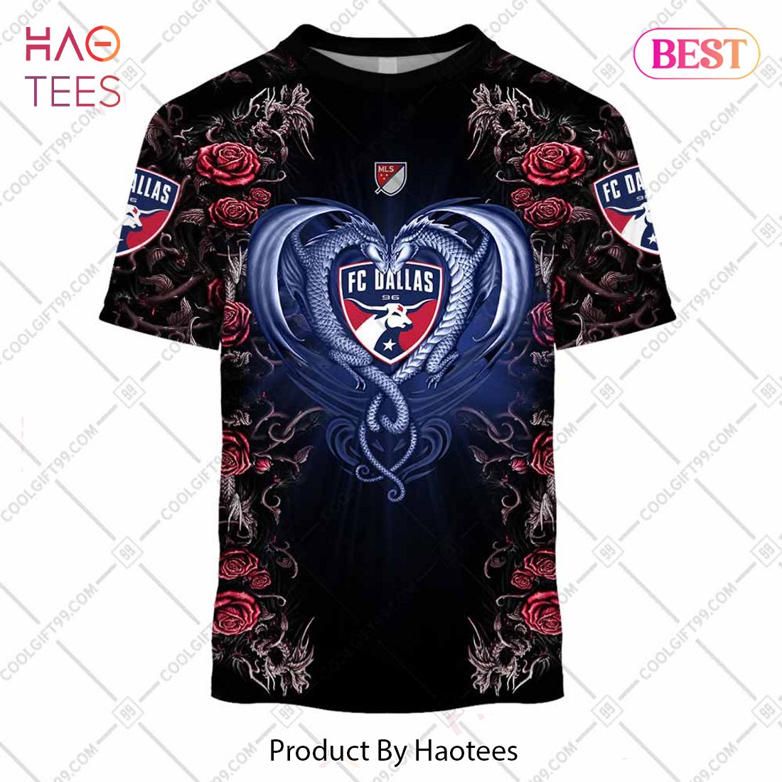 Personalized MLS FC Dallas Roses Dragon Couple Hoodie, T-Shirt, Zip Hoodie, Sweatshirt Personalized MLS FC Dallas Roses Dragon Couple Hoodie, T-Shirt, Zip Hoodie, Sweatshirt