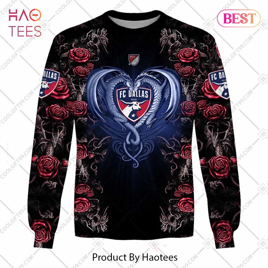 Personalized MLS FC Dallas Roses Dragon Couple Hoodie, T-Shirt, Zip Hoodie, Sweatshirt Personalized MLS FC Dallas Roses Dragon Couple Hoodie, T-Shirt, Zip Hoodie, Sweatshirt