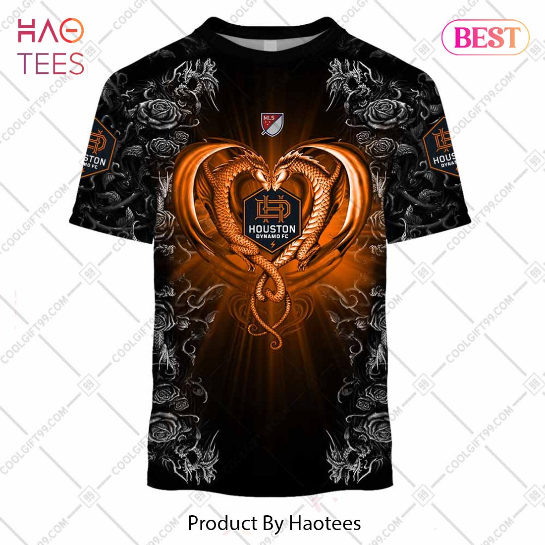 Personalized MLS Houston Dynamo FC Roses Dragon Couple Hoodie, T-Shirt, Zip Hoodie, Sweatshirt Personalized MLS Houston Dynamo FC Roses Dragon Couple Hoodie, T-Shirt, Zip Hoodie, Sweatshirt