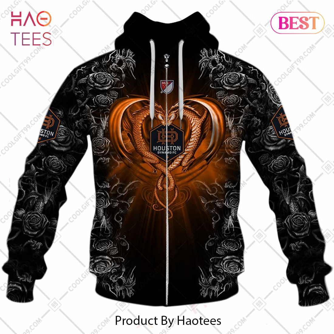 Personalized MLS Houston Dynamo FC Roses Dragon Couple Hoodie, T-Shirt, Zip Hoodie, Sweatshirt Personalized MLS Houston Dynamo FC Roses Dragon Couple Hoodie, T-Shirt, Zip Hoodie, Sweatshirt