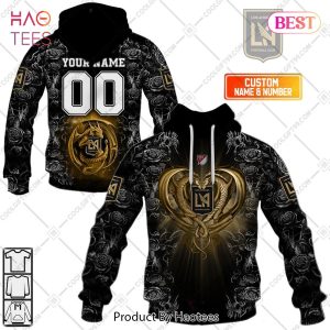 Personalized MLS Los Angeles FC Roses Dragon Couple Hoodie, T-Shirt, Zip Hoodie, Sweatshirt