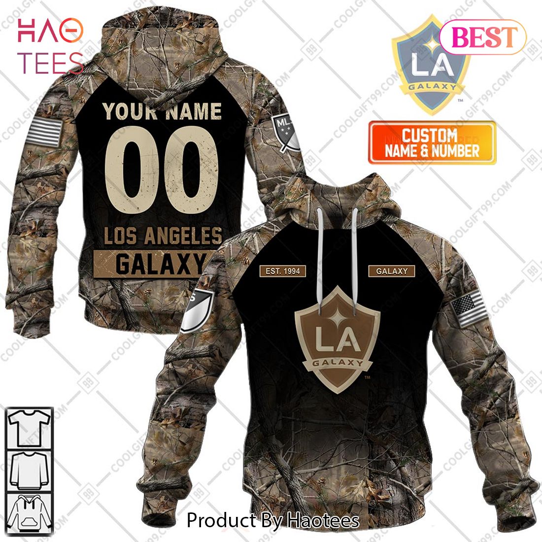 Personalized MLS Los Angeles Galaxy Camouflage Hoodie, T-Shirt, Zip Hoodie, Sweatshirt