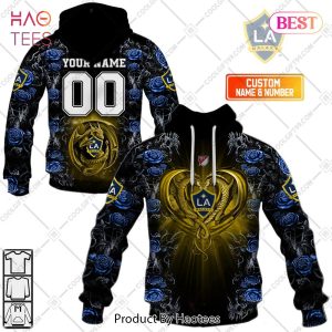 Personalized MLS Los Angeles Galaxy Roses Dragon Couple Hoodie, T-Shirt, Zip Hoodie, Sweatshirt