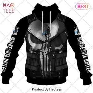 Personalized MLS Minnesota United FC Punisher Design Hoodie, T-Shirt, Zip Hoodie, Sweatshirt