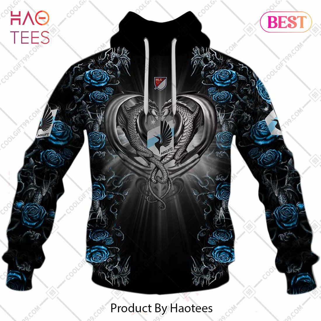 Personalized MLS Minnesota United FC Roses Dragon Couple Hoodie, T-Shirt, Zip Hoodie, Sweatshirt Personalized MLS Minnesota United FC Roses Dragon Couple Hoodie, T-Shirt, Zip Hoodie, Sweatshirt