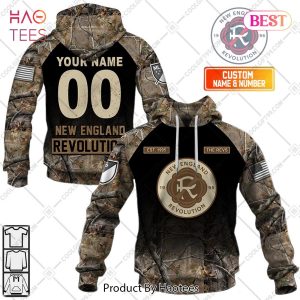 Personalized MLS New England Revolution Camouflage Hoodie, T-Shirt, Zip Hoodie, Sweatshirt