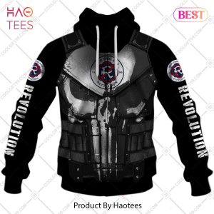 Personalized MLS New England Revolution Punisher Design Hoodie, T-Shirt, Zip Hoodie, Sweatshirt