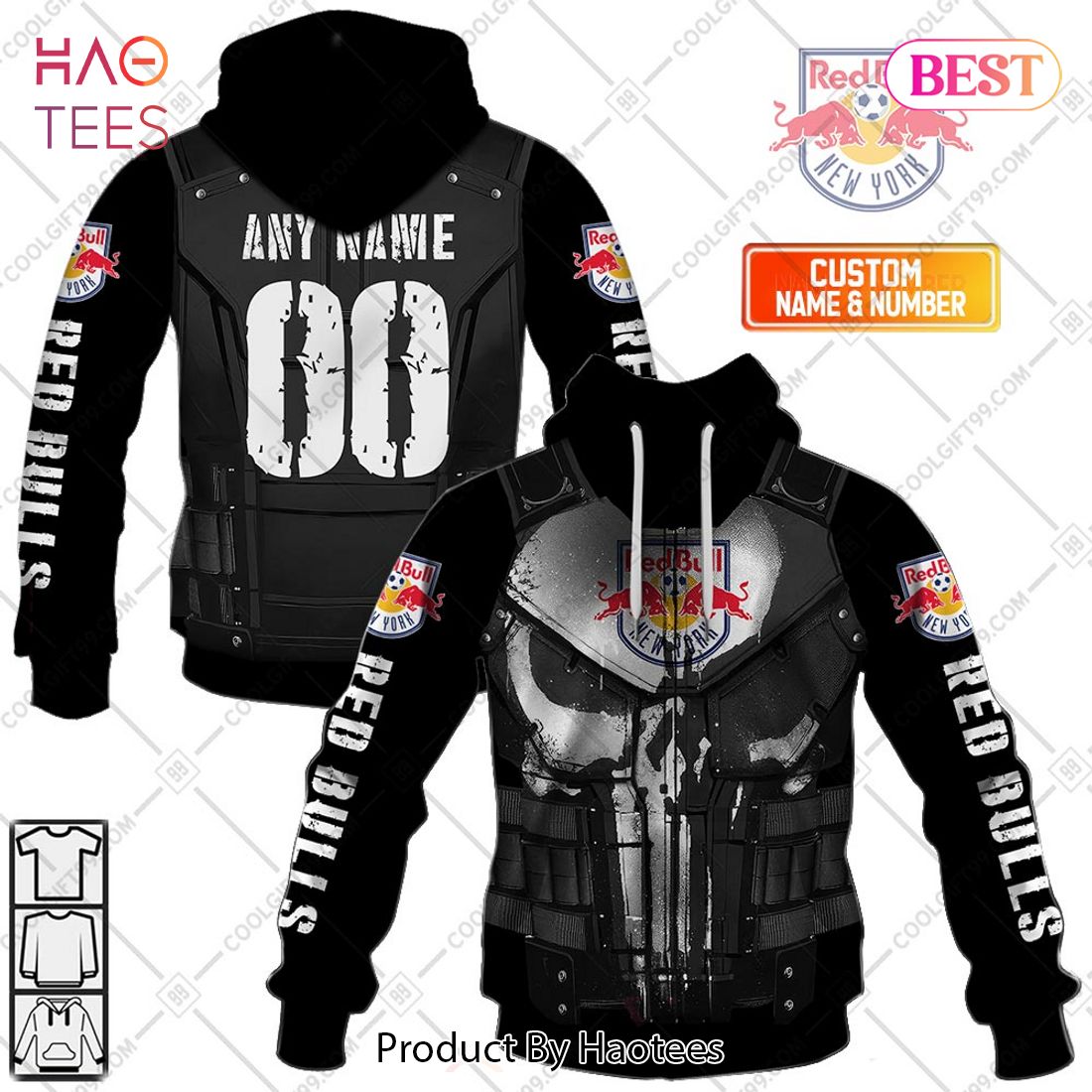 Personalized MLS New York Red Bulls Punisher Design Hoodie, T-Shirt, Zip Hoodie, Sweatshirt