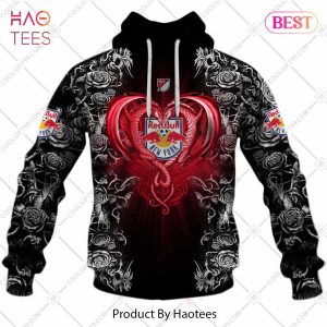 Personalized MLS New York Red Bulls Roses Dragon Couple Hoodie, T-Shirt, Zip Hoodie, Sweatshirt