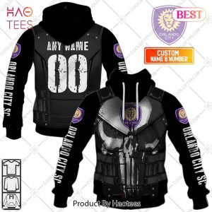 Personalized MLS Orlando City SC Punisher Design Hoodie, T-Shirt, Zip Hoodie, Sweatshirt