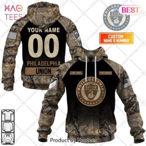 Personalized MLS Philadelphia Union Camouflage Hoodie, T-Shirt, Zip Hoodie, Sweatshirt